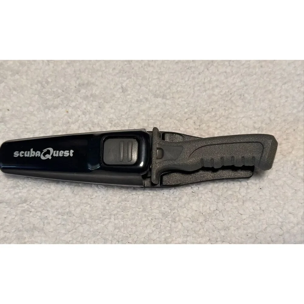 Scuba Quest Blunt Tip Diving Knife With Sheath